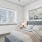 a bed in a bedroom