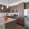 a kitchen with an island