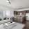 a living room and a kitchen
