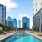 a pool in a city
